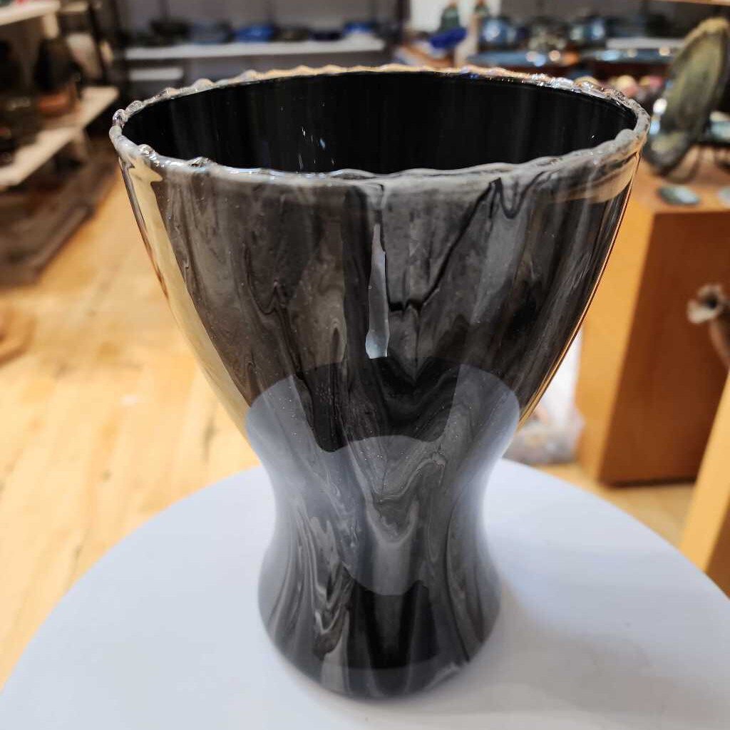 Acrylic Pour Medium Chalice Vase