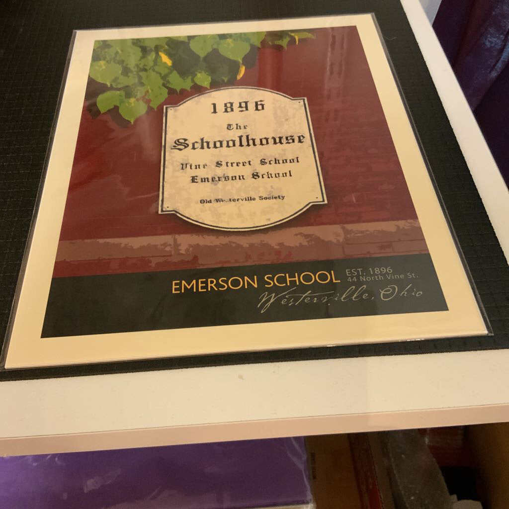 8x10 Print Emerson School Sign
