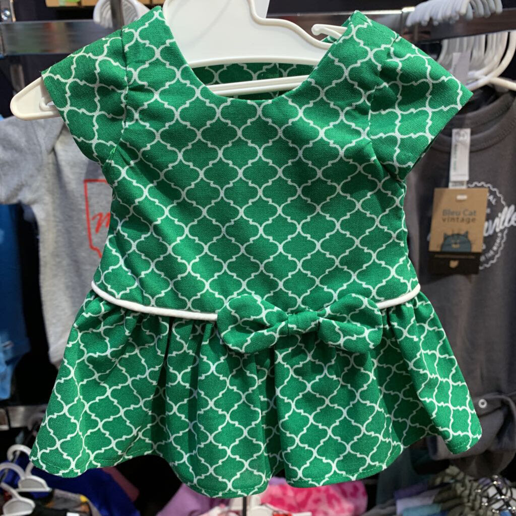 American Doll Green Dress