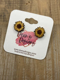 Sunflower Stud (Shaped)