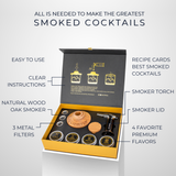 Cocktail Smoker Kit, Premium Home Bar Gift Set, Whiskey Men