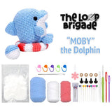 The LOOP Brigade DIY Crochet Kit - Moby the Dolphin