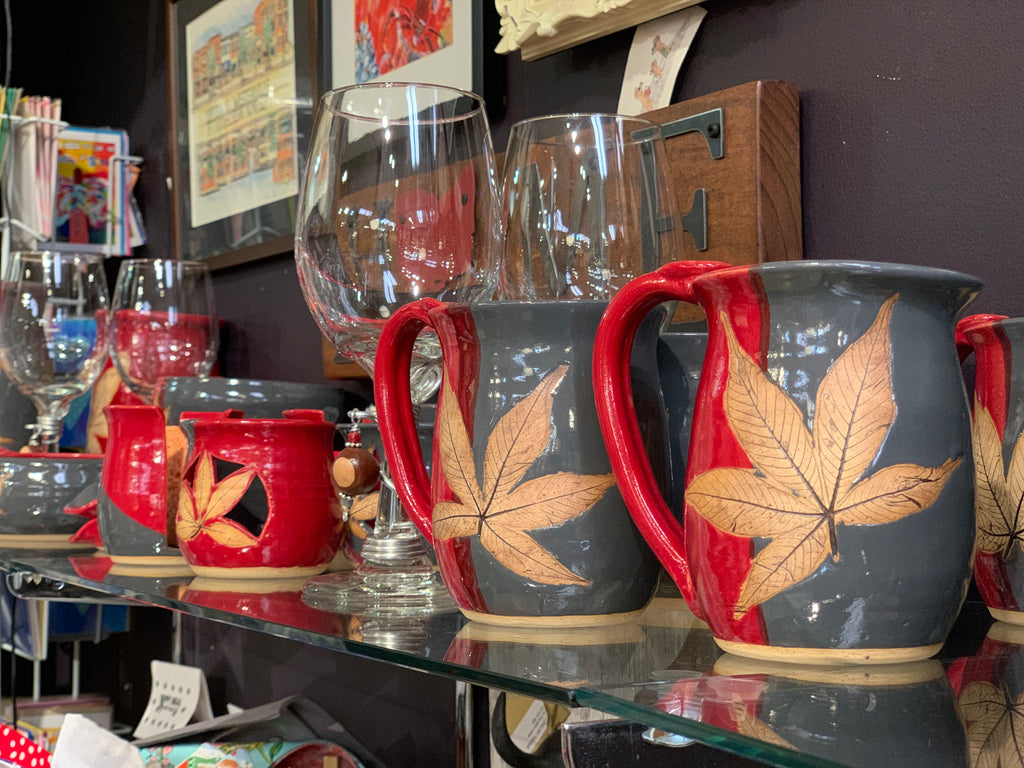 Buckeye mugs, handmade items from Ohio Artisans