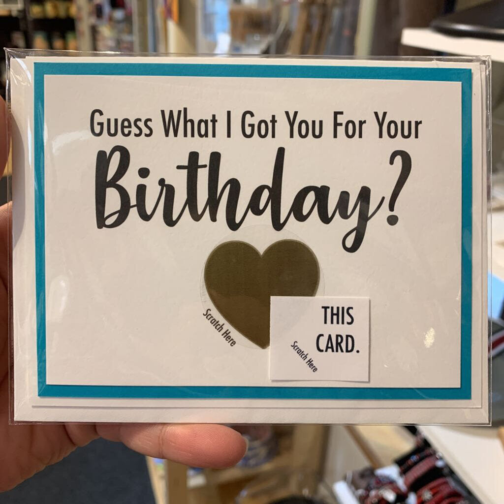 Scratch Off - This Card Birthday