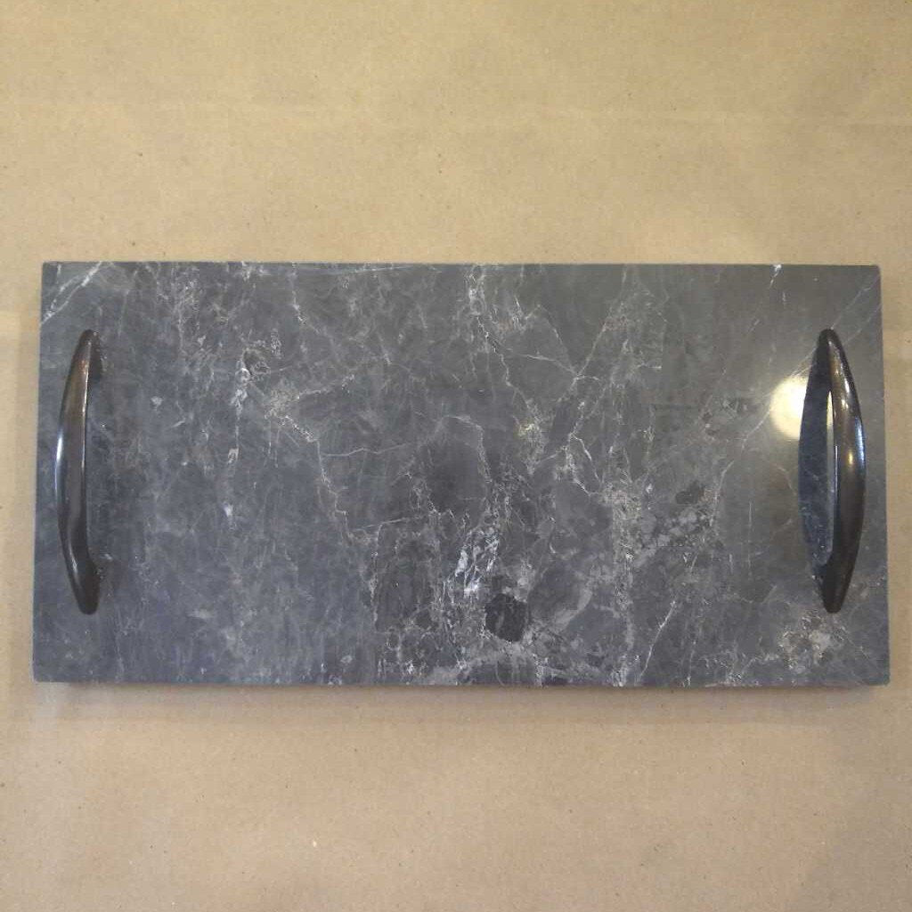 6 x 12 Marble Tray (Black)