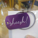 Metal Tag "Sheesh" (Fresh Purple)