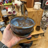 Hand Thrown Ceramic Medium Berry Bowls with Plates