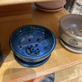 Hand Thrown Ceramic Medium Berry Bowls with Plates