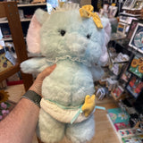 Elephant with diaper blue