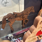 Horse Puzzle Walnut