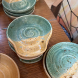 Seascape Hand Thrown Ceramic Spoon Rest