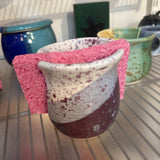 Purple Hand Thrown Ceramic Sponge Holder