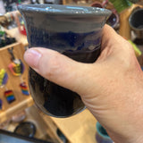 RIGHT HANDED Hand Thrown Ceramic, Hand Warmer Mug