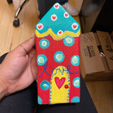 326-903 Mixed Media Wood Block House MEDIUM