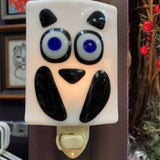 Fused Glass Night Light Embellished