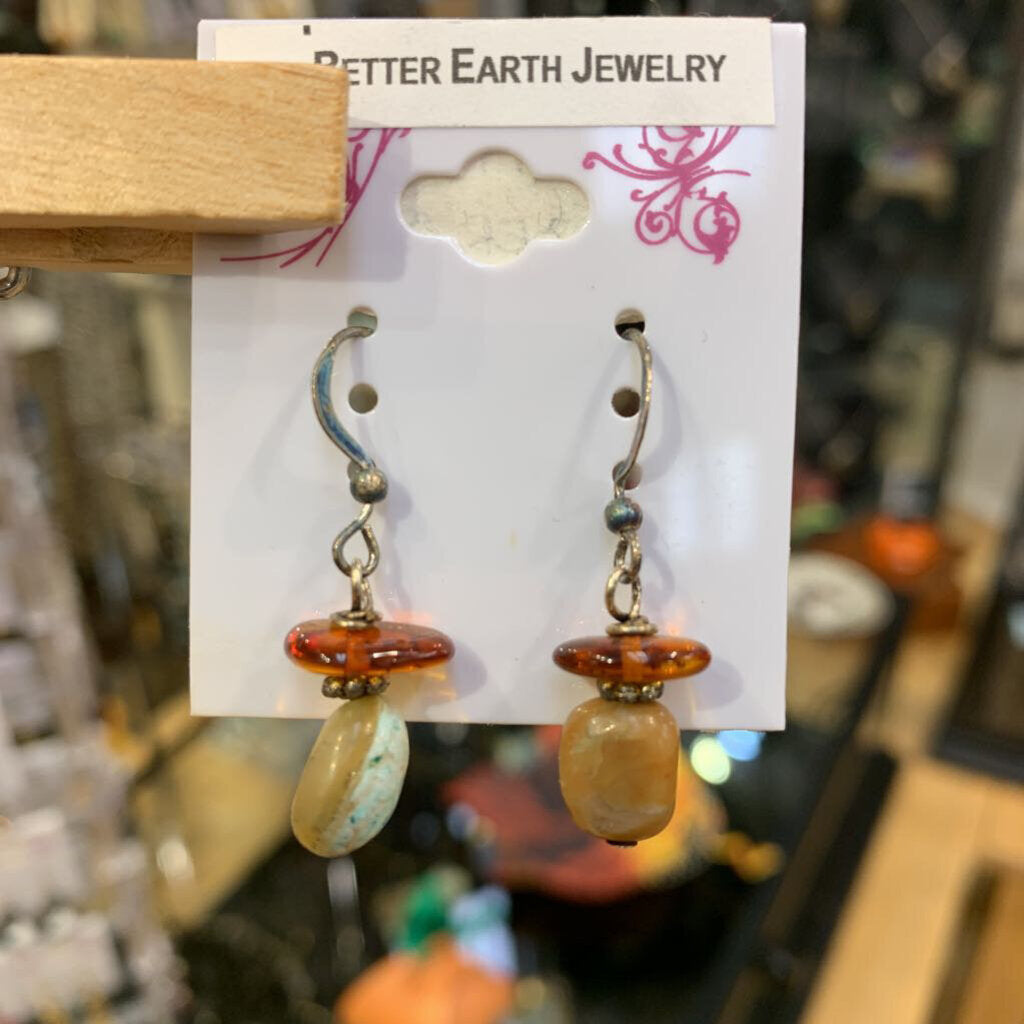 Earrings Assorted Stones/Beads