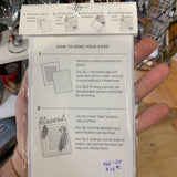 Folding Metal Card Blessed