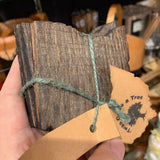 Coaster Set of 4 Vintage BARNWOOD