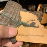 Coaster Set of 4 Vintage BARNWOOD