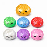 Pearl Metallic Mystery Dumpling Squishy Toy with Display -24