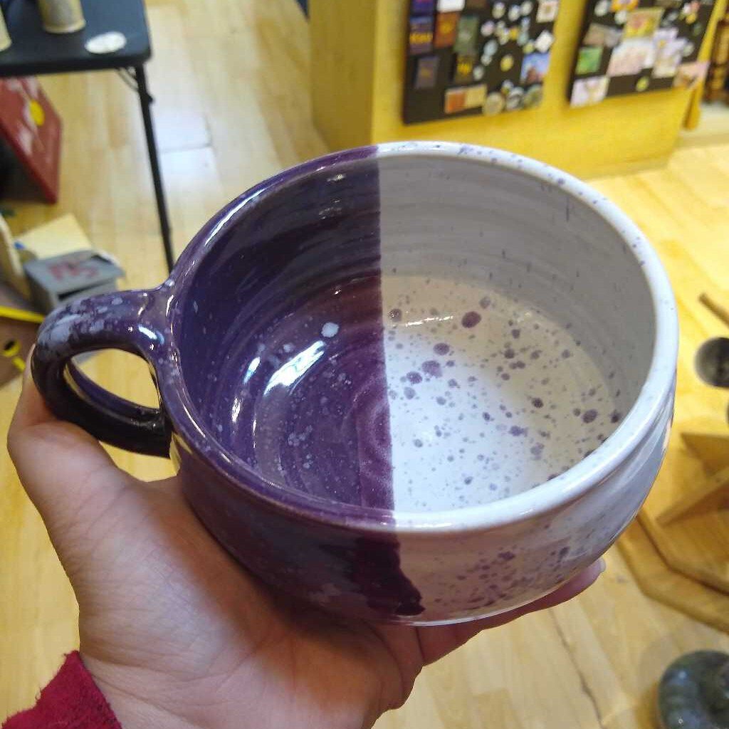 Purple Soup Mug