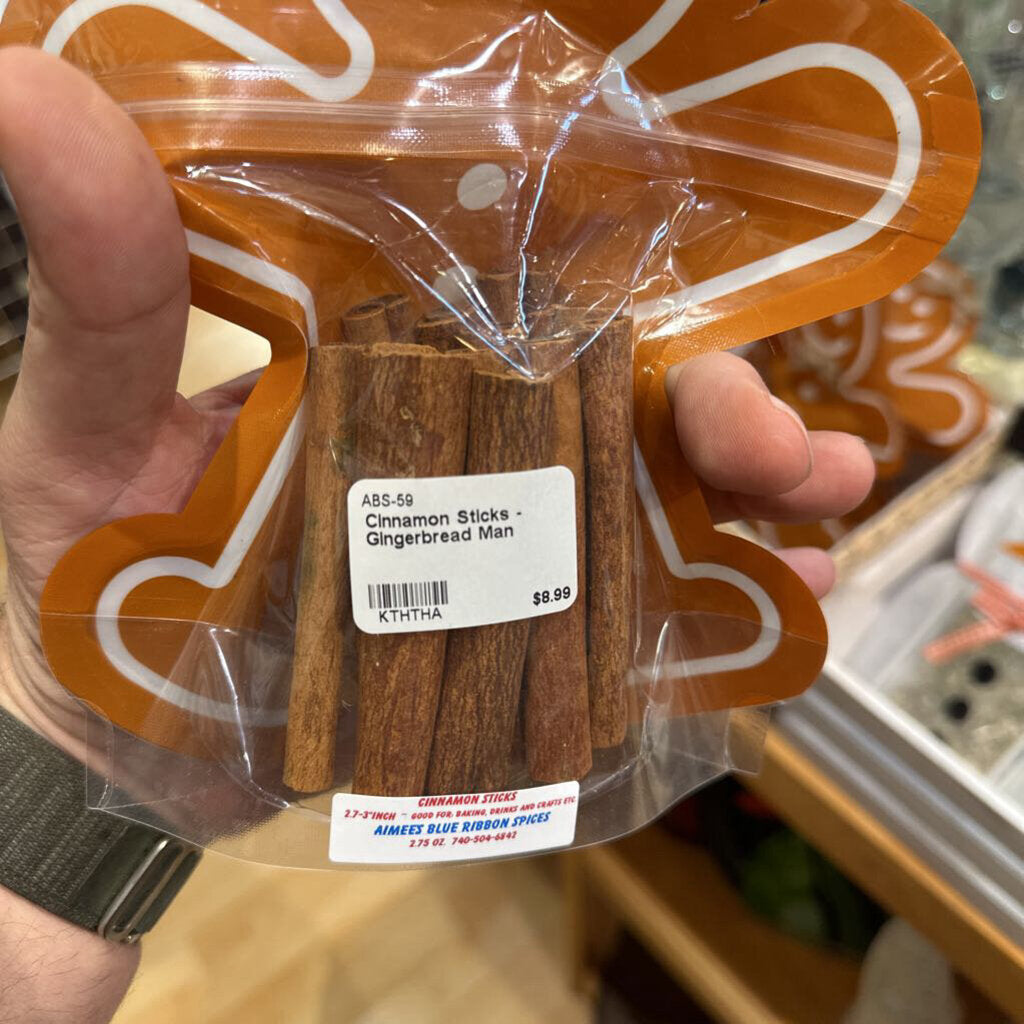 Cinnamon Sticks - Gingerbread Man