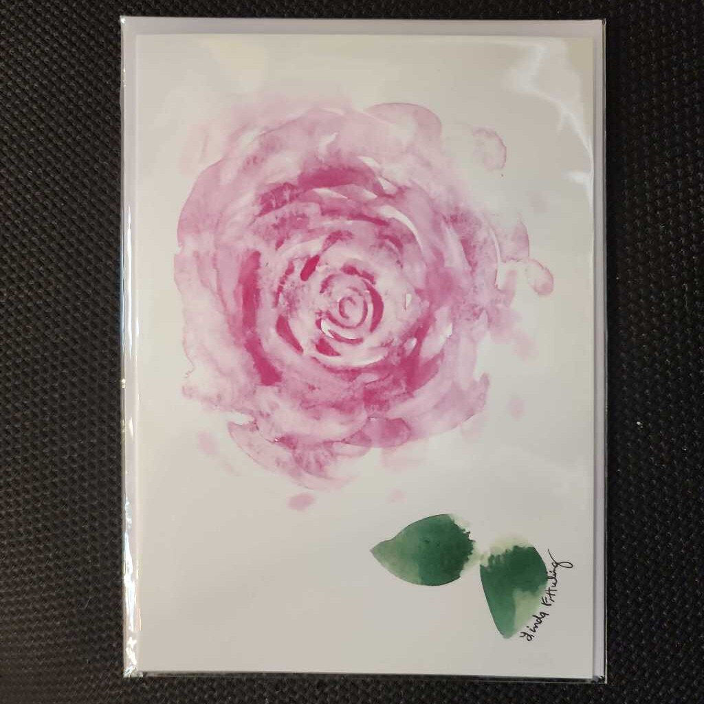 Notecard - Soft Rose